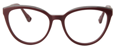 Safari Women Afro Motif Eyeglasses: Jemmy - Red Gold - SpecSMART Eye Clinic (Front View)
